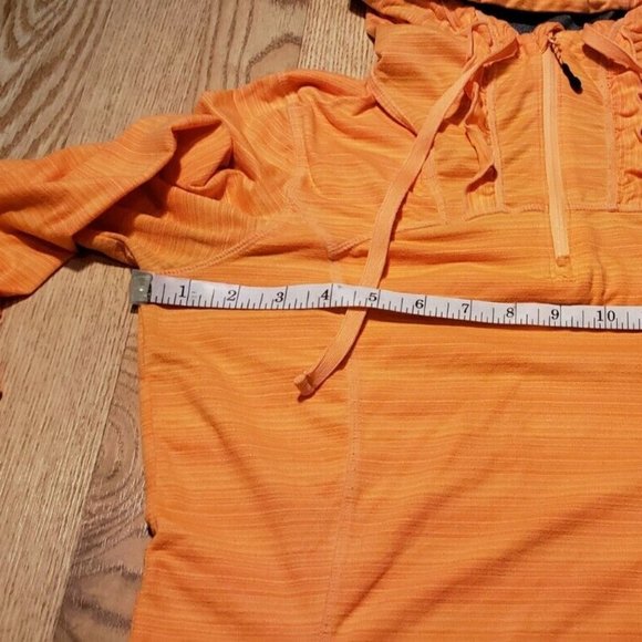 MPG Modetta Performance Gear Women's Shirt Top Size: S/P Orange - Picture 3 of 14